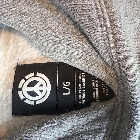 Element Large Grey Pullover Hoodie - Picture 2 of 4